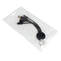 Kabel z podświetlanym logo 4w1, RXD-368 kolor Czarny