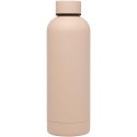 Spring miedziana butelka próżniowa ze stali nierdzewnej z recyklinku z certyfikatem RCS 500 ml pale blush pink (10079840)