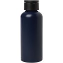 Trinity butelka na wodę z aluminium z recyklingu z certyfikatem RCS, z pokrywką RPET 600 ml navy blue (10081555)