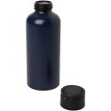 Trinity butelka na wodę z aluminium z recyklingu z certyfikatem RCS, z pokrywką RPET 600 ml navy blue (10081555)