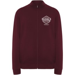 Ulan bluza unisex z zamkiem błyskawicznym na całej długości garnet (R64392P1)