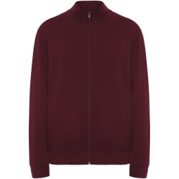 Ulan bluza unisex z zamkiem błyskawicznym na całej długości garnet (R64392P2)