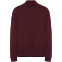 Ulan bluza unisex z zamkiem błyskawicznym na całej długości garnet (R64392P3)