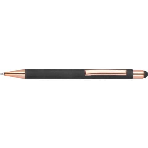 Długopis metalowy touch pen soft touch MIRAMAR kolor ciemnoszary