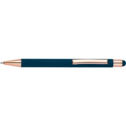 Długopis metalowy touch pen soft touch MIRAMAR kolor granatowy