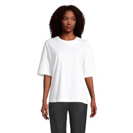 BOXY WOMEN T-SHIRT OVERSIZE Biały XL (S03807-WH-XL)