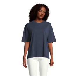 BOXY WOMEN T-SHIRT OVERSIZE French Navy XS (S03807-FN-XS)