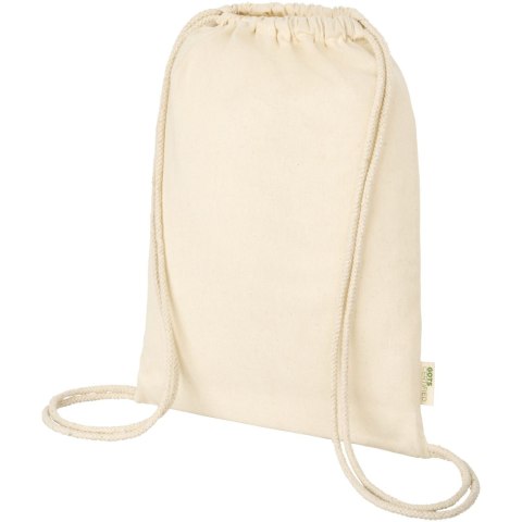 Orissa 100 g/m² organic cotton drawstring bag 5L natural (12049010)