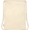 Orissa 100 g/m² organic cotton drawstring bag 5L natural (12049010)