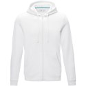 Ruby men's organic recycled full zip hoodie biały (37510010)