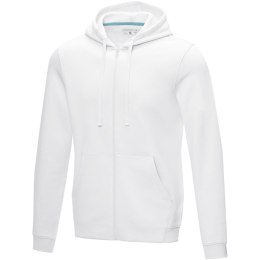 Ruby men's organic recycled full zip hoodie biały (37510014)