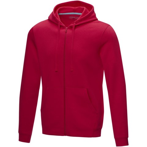 Ruby men's organic recycled full zip hoodie czerwony (37510251)