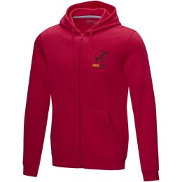 Ruby men's organic recycled full zip hoodie czerwony (37510252)