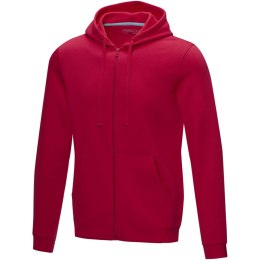 Ruby men's organic recycled full zip hoodie czerwony (37510255)