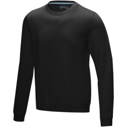 Jasper men's organic recycled crewneck sweater czarny (37512990)