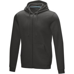 Ruby men's organic recycled full zip hoodie szary sztormowy (37510895)