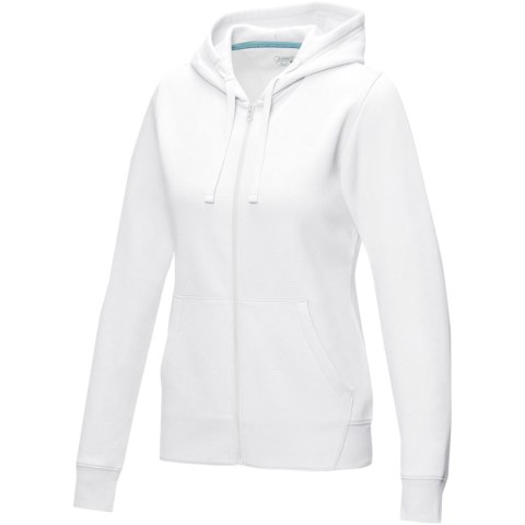 Ruby women's organic recycled full zip hoodie biały (37511014)