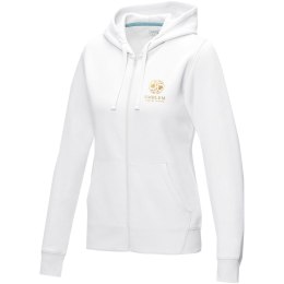 Ruby women's organic recycled full zip hoodie biały (37511014)