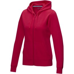 Ruby women's organic recycled full zip hoodie czerwony (37511250)