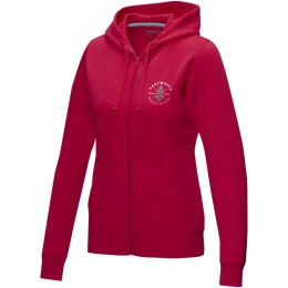 Ruby women's organic recycled full zip hoodie czerwony (37511250)