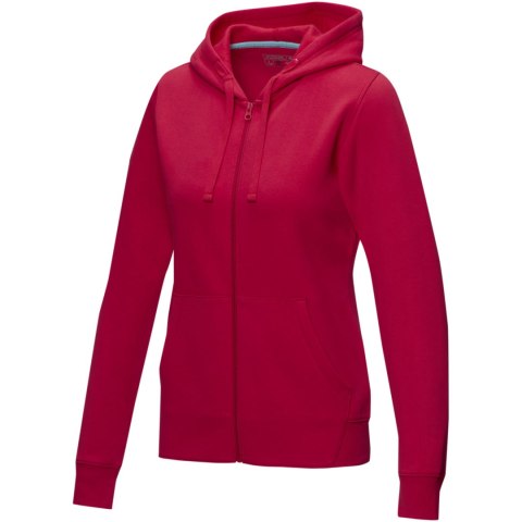 Ruby women's organic recycled full zip hoodie czerwony (37511251)