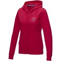 Ruby women's organic recycled full zip hoodie czerwony (37511251)