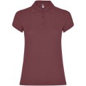 Star koszulka damska polo z krótkim rękawem berry red (R66348U6)