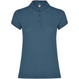 Star koszulka damska polo z krótkim rękawem storm blue (R66348V2)