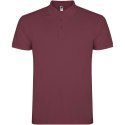 Star koszulka męska polo z krótkim rękawem berry red (R66388U3)