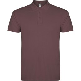 Star koszulka męska polo z krótkim rękawem pale red (R6638A24)