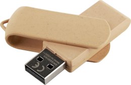 Pendrive biodegradowalny - twister 8GB 2.0 kolor beżowy