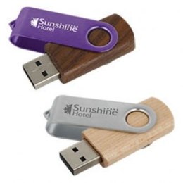 Pendrive z metalu i drewna 64GB 3.0 kolor wielokolorowy