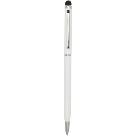 Ore aluminium ballpoint pen with stylus (blue ink) biały (10625601)