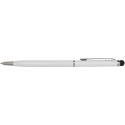 Ore aluminium ballpoint pen with stylus (blue ink) biały (10625601)