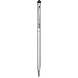 Ore aluminium ballpoint pen with stylus (blue ink) srebrny (10625681)