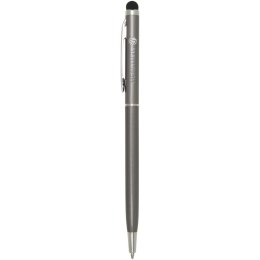 Ore aluminium ballpoint pen with stylus (blue ink) tytanowy (10625682)