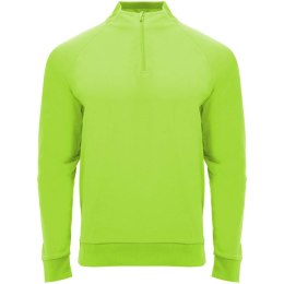 Epiro bluza unisex z długim rękawem i zamkiem błyskawicznym 1/4 fluor green (R11155B2)