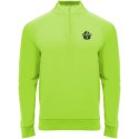 Epiro bluza unisex z długim rękawem i zamkiem błyskawicznym 1/4 fluor green (R11155B2)