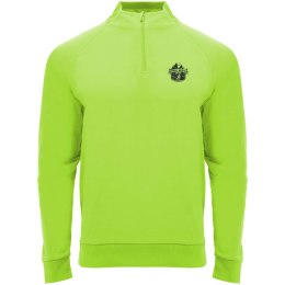 Epiro bluza unisex z długim rękawem i zamkiem błyskawicznym 1/4 fluor green (R11155B3)