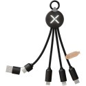 SCX.design C14 kabel do ładowania 5 w 1 o mocy 15 W czarny (2PX17990)