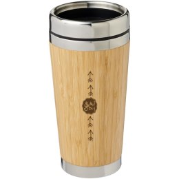 Kubek Bambus z bambusowym wykończeniem o pojemności 450 ml brązowy (10063636)