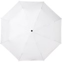 Składany, automatycznie otwierany/zamykany parasol Bo 21" wykonany z plastiku PET z recyklingu biały (10914302)