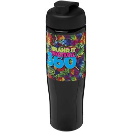 Bidon H2O Tempo® o pojemności 700 ml z wieczkiem zaciskowym czarny (21004011)