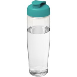 Bidon H2O Tempo® o pojemności 700 ml z wieczkiem zaciskowym przezroczysty, błękitny (21004005)