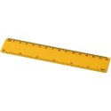 Linijka Renzo o długości 15 cm wykonana z tworzywa sztucznego żółty (21053606)