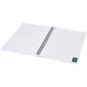 Notatnik Desk-Mate® w formacie A5 z przedziałką biały, czarny (21251012)