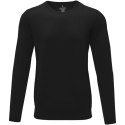 Merrit - męski sweter z okrągłym dekoltem czarny (38227992)