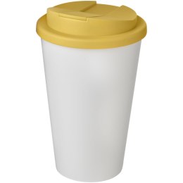 Americano® 350 ml tumbler with spill-proof lid biały, żółty (21069513)