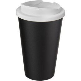 Americano® 350 ml tumbler with spill-proof lid czarny, biały (21069514)