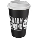 Americano® 350 ml tumbler with spill-proof lid czarny, biały (21069514)